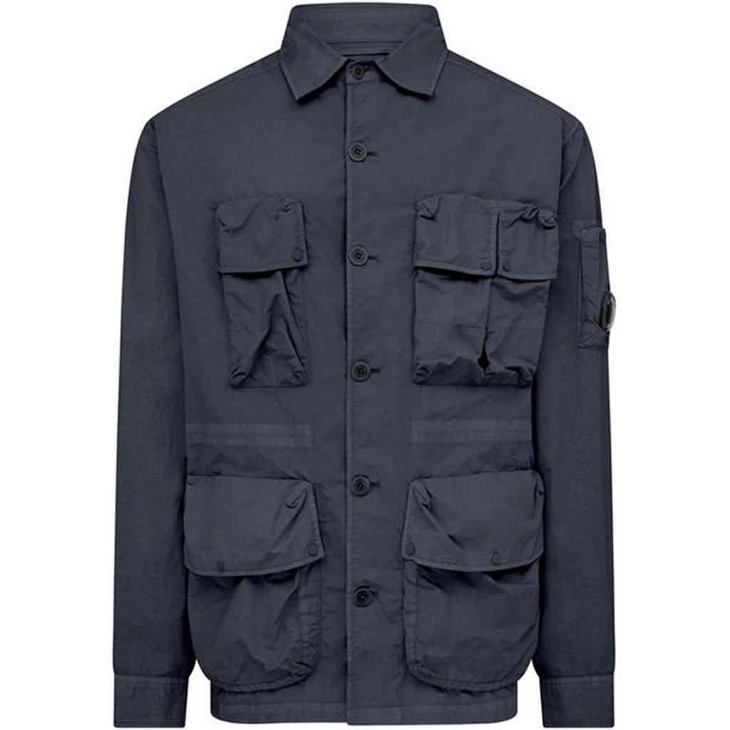 CP Company Lens Detail Overshirt - Blue